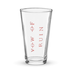 Shaker pint glass
