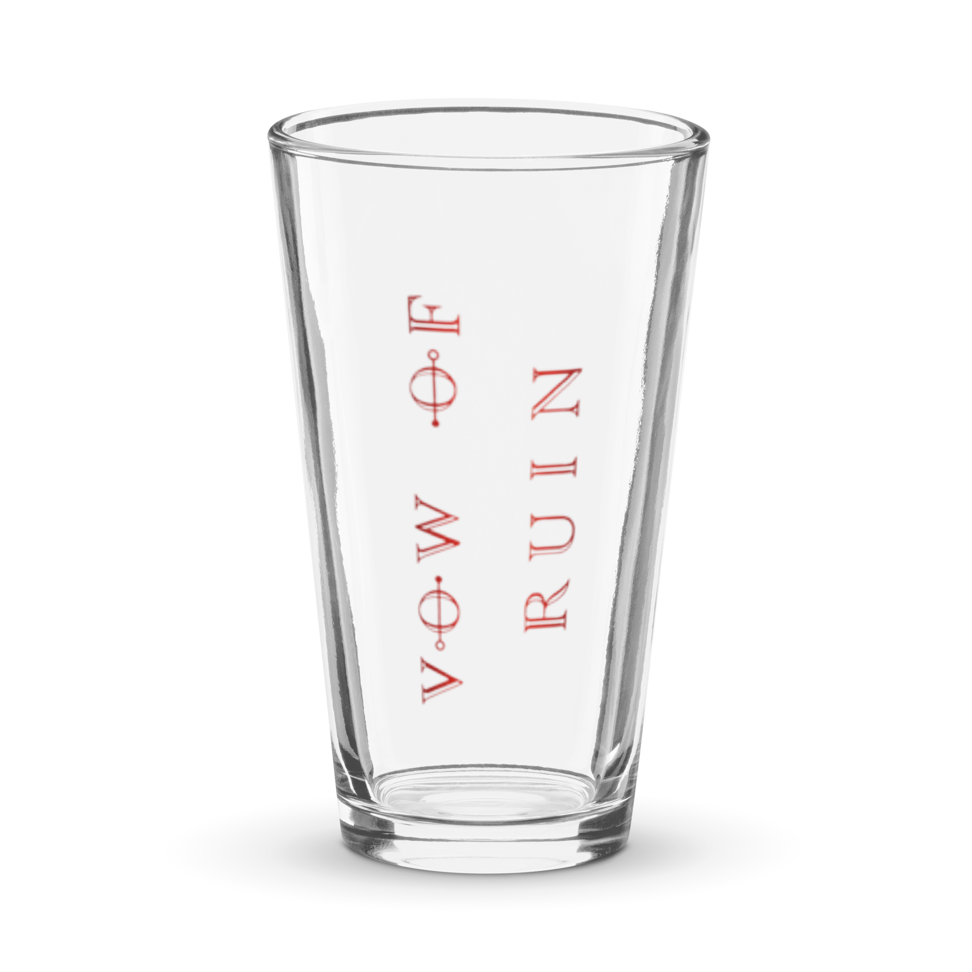 Shaker pint glass
